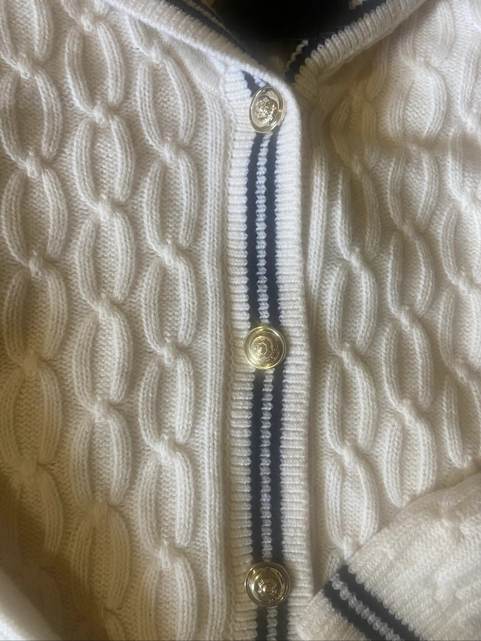 Cardigan de punto con cuello barco nuevo – photo 10